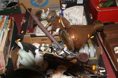 Lot 155 - Two boxes of miscellaneous items to include...