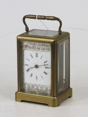 Lot 193 - An early 20th century lacquered brass cased...