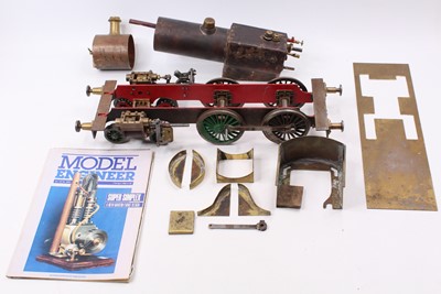 Lot 8 - A 3½" gauge part built 4-4-0 live steam...