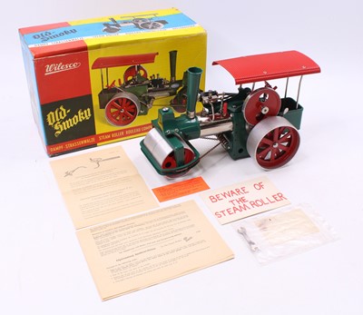 Lot 19 - A Wilesco E36 Old Smoky spirit fired steam...