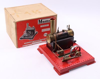 Lot 22 - A Mamod live steam spirit fired SE twin...