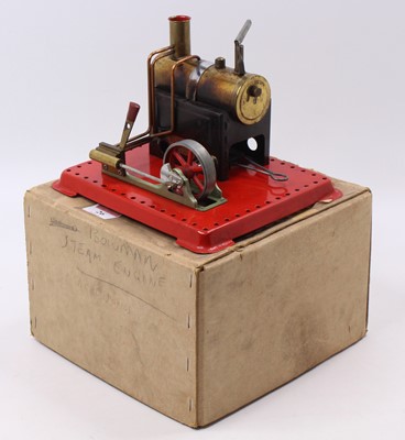 Lot 26 - A Mamod stationary spirit fired live steam...
