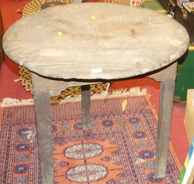 Lot 1200 - An 18th century provincial yew topped and elm...