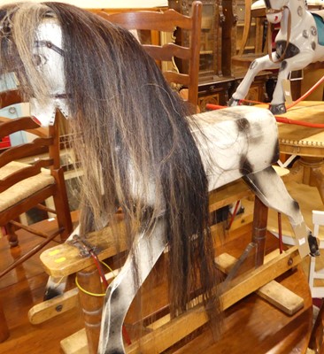 Lot 1274 - A vintage rustic pained pine child's...
