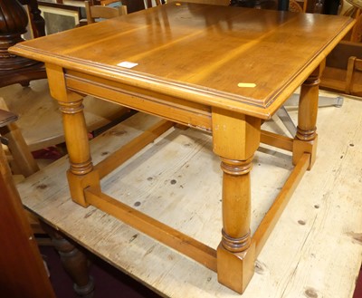 Lot 1280 - A pair of contemporary joined yew wood joint...