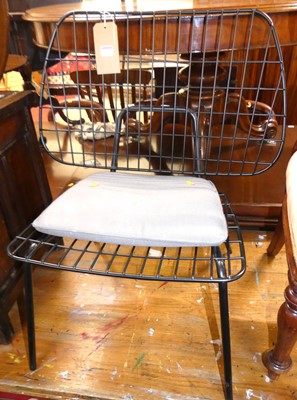 Lot 1299 - Studio WM for Menu - a black enamelled tubular...