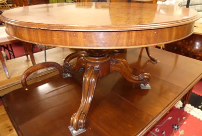 Lot 1306 - An early Victorian mahogany circular breakfast...
