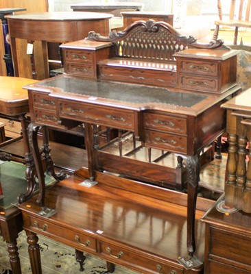 Lot 1358 - An Edwardian mahogany lady's bureau de dame,...