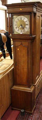 Lot 1400 - A circa 1800 provincial oak and mahogany...