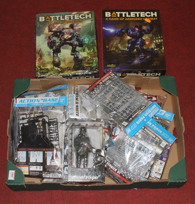 Lot 1501 - A box containing two Battletech Game of...