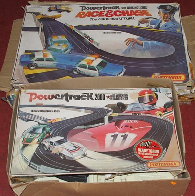 Lot 1512 - A Matchbox Powertrack Race & Chase box set,...