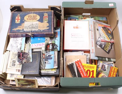 Lot 103 - Two large boxes containing a quantity of...