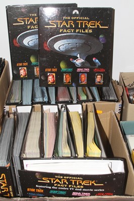 Lot 1515 - Two boxes to include The Offical Star Trek...