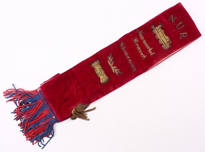 Lot 106 - A National Union of Railwaymen Newmarket...