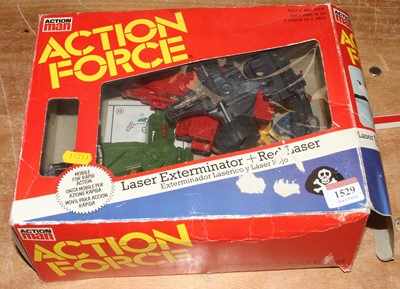 Lot 1529 - A boxed Action Man Action Force laser...