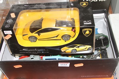 Lot 1534 - A box of mixed diecast to include Dinky 00...