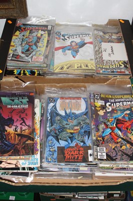 Lot 1545 - Three boxes of mixed superhero comics, to...