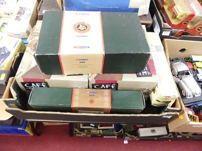 Lot 1574 - A box of mixed Corgi Cafe Collection Corgi...