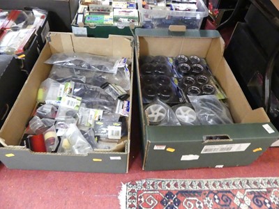 Lot 1587 - Two boxes of 1/10 scale radio controlled...