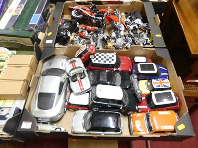 Lot 1593 - Two boxes of modern issue diecast, to include...