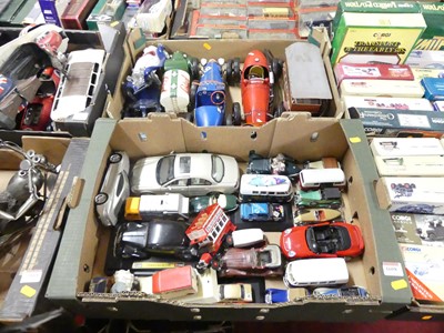 Lot 1608 - Two boxes of mixed modern issue diecast and...