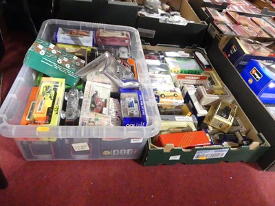Lot 1615 - Two boxes of mixed modern issue diecast, to...