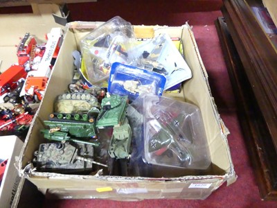 Lot 1620 - A box of assorted loose playworn diecast to...