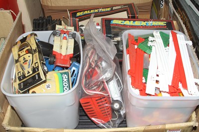 Lot 1516 - Two boxes of Scalextric to include boxed...