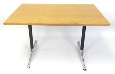 Lot 369 - After Charles & Ray Eames - a blond oak...
