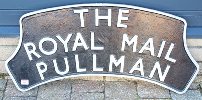 Lot 118 - An original 1990s locomotive headboard name...