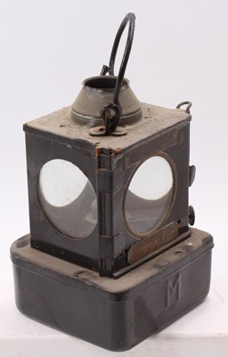 Lot 120 - A BR Eastern Region Welch patent railwayman's...