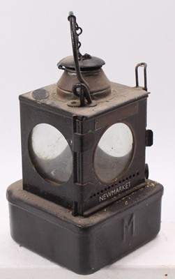 Lot 124 - A BR Eastern Region railway oil hand lamp,...