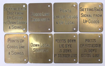 Lot 141 - A collection of eight mixed region brass...