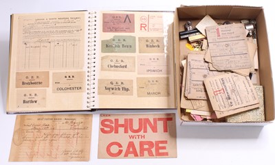 Lot 142 - A quantity of mixed railway ephemera, leaflets,...