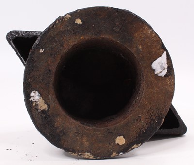 Lot 89 - A Midland Railway cast iron No. 4703 torpedo...