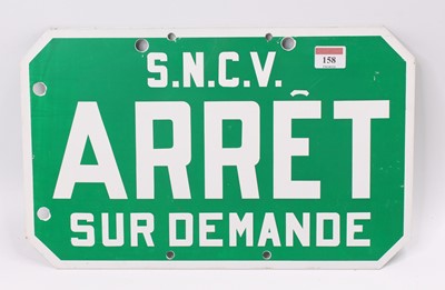 Lot 158 - Of Belgian interest, a plastic Tramways Stop...
