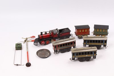 Lot 388 - Small 0-gauge Items by Issmayer possibly with...