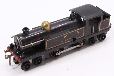 Lot 207 - 1924-5 Hornby clockwork No.2 tank loco, black...