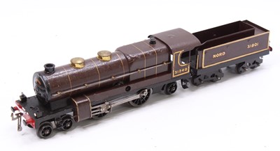 Lot 211 - 1926-8 Hornby 3E 4volt Riviera Blue Train loco...