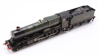 Lot 215 - Probably kit built 4-6-0 loco & 6-wheeled...