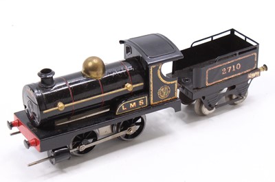 Lot 216 - 1927-8 Hornby No.0, 0-4-0 clockwork loco &...