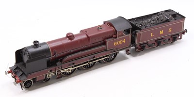 Lot 217 - Kit built 4-6-0 loco & 6-wheeled tender LMS No....
