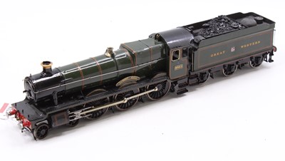 Lot 218 - Un-motorised and possibly kit built 4-6-0 loco...
