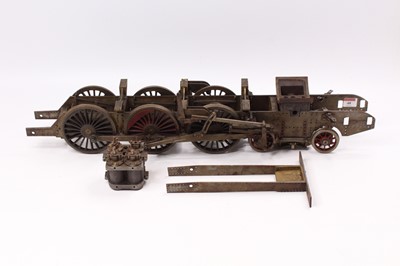 Lot 48 - A part built 3.5" gauge 4-6-0 part complete...
