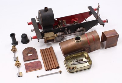 Lot 49 - A part built 3.5" gauge Tich 0-4--0 locomotive...