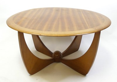 Lot 359 - A 1960s teak circular coffee table, having...