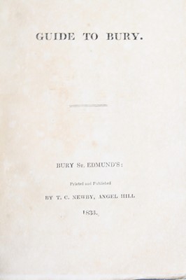Lot 1033 - Anon: A Guide To Bury. Bury St Edmunds:...