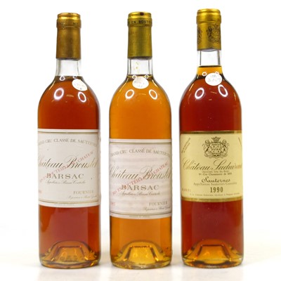 Lot 1215 - Château Broustet, 1983, Sauternes-Barsac, one...