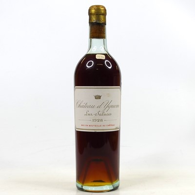 Lot 1222 - Château d'Yquem, 1928, Sauternes, one bottle