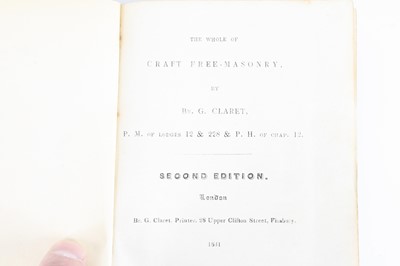 Lot 1023 - Preston, William: Illustrations Of Masonry,...
